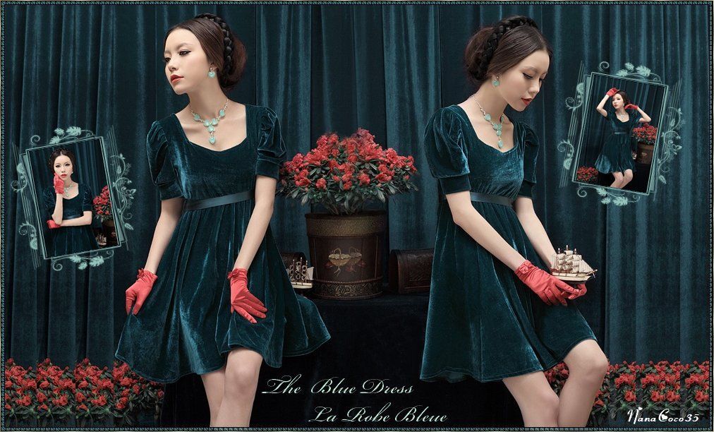 Derin Dress - Blau